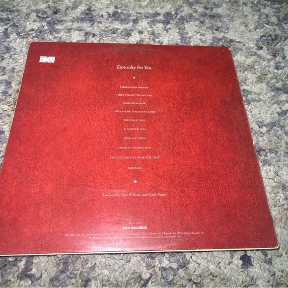 Don Williams -Especially for you- vintage and vinyl record - Picture 2 of 11